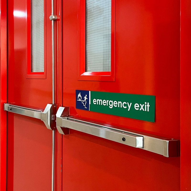 Fire Exit Door Testing — FrontDeskVisitor visitor management system feature